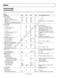 AD9549ABCPZ-REEL7 Datasheet Page 4
