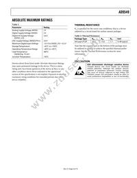 AD9549ABCPZ-REEL7 Datasheet Page 9