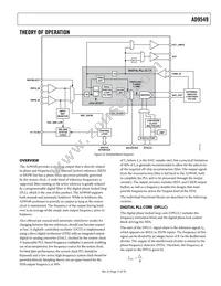 AD9549ABCPZ-REEL7 Datasheet Page 17