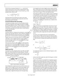 AD9549ABCPZ-REEL7 Datasheet Page 19