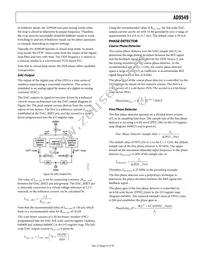 AD9549ABCPZ-REEL7 Datasheet Page 21