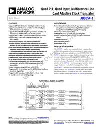 AD9554-1BCPZ Datasheet Cover