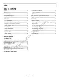 AD9575ARUZPEC Datasheet Page 2