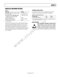 AD9575ARUZPEC Datasheet Page 7