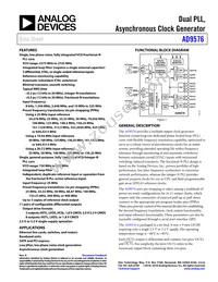 AD9576BCPZ-REEL7 Datasheet Cover