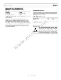 AD9576BCPZ-REEL7 Datasheet Page 17