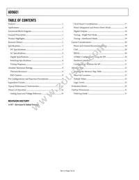 AD9601BCPZ-250 Datasheet Page 2