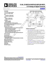 AD9609BCPZ-65 Cover