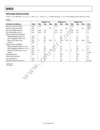 AD9626BCPZRL7-250 Datasheet Page 6