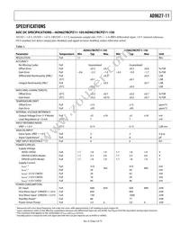 AD9627ABCPZ11-105 Datasheet Page 5