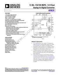 AD9628BCPZRL7-125 Datasheet Cover