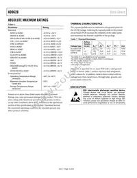 AD9628BCPZRL7-125 Datasheet Page 12