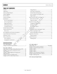AD9644BCPZ-155 Datasheet Page 2