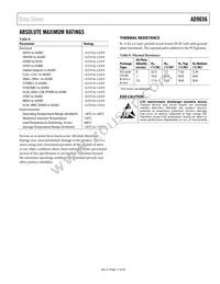 AD9656BCPZRL7-125 Datasheet Page 11