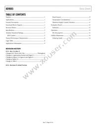 AD9665ACPZ-REEL Datasheet Page 2