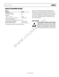 AD9665ACPZ-REEL Datasheet Page 5