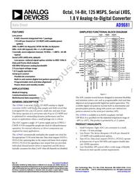 AD9681BBCZRL7-125 Datasheet Cover