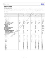 AD9689BBPZRL-2600 Datasheet Page 5
