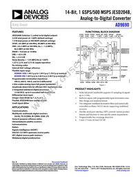 AD9690BCPZRL7-1000 Datasheet Cover