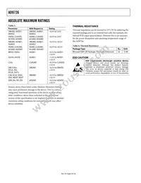 AD9726BSVZRL Datasheet Page 8