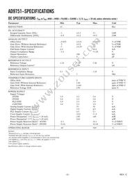 AD9751ASTZRL Datasheet Page 2