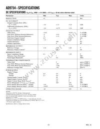 AD9754ARZRL Datasheet Page 2