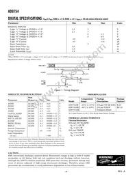 AD9754ARZRL Datasheet Page 4