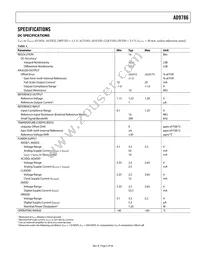 AD9786BSVZ Datasheet Page 5