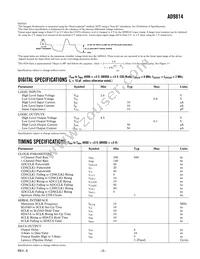 AD9814JRRL Datasheet Page 3