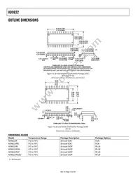 AD9822JRSZRL Datasheet Page 18