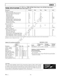 AD9824KCPZRL Datasheet Page 5