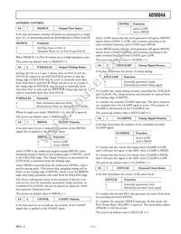 AD9884AKSZ-100 Datasheet Page 11