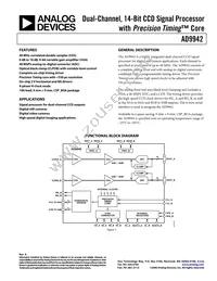 AD9942BBCZRL Datasheet Cover