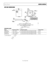 AD9944KCPZ Datasheet Page 19