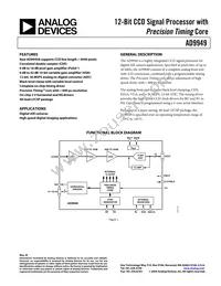 AD9949KCPZRL Datasheet Cover