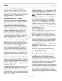 AD9952YSVZ-REEL7 Datasheet Page 20