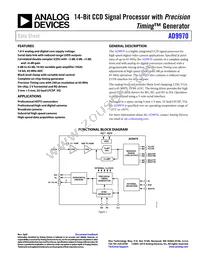 AD9970BCPZRL Datasheet Cover