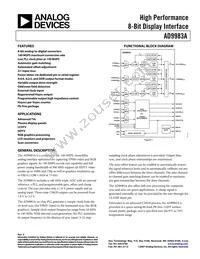 AD9983AKSTZ-140 Datasheet Cover