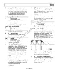 AD9985KSTZ-110 Datasheet Page 23