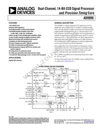 AD9990BBCZRL Datasheet Cover