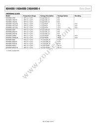 ADA4000-1AUJZ-R2 Datasheet Page 14