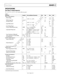 ADA4001-2ARZ-RL Datasheet Page 3