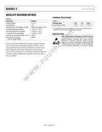 ADA4001-2ARZ-RL Datasheet Page 4