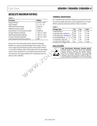 ADA4004-1ARJZ-R2 Datasheet Page 5