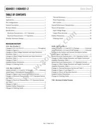 ADA4051-1AKSZ-R2 Datasheet Page 2