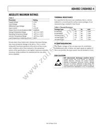 ADA4062-2BRZ-RL Datasheet Page 5