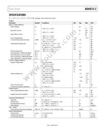 ADA4075-2ACPZ-RL Datasheet Page 3