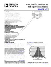 ADA4077-2TRMZ-EPR7 Datasheet Cover