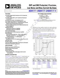 ADA4177-4ARZ-RL Datasheet Cover