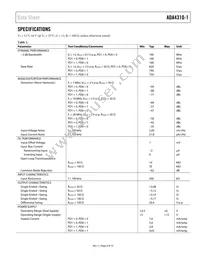 ADA4310-1ACPZ-R2 Datasheet Page 3